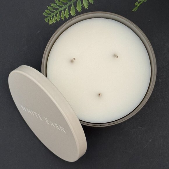 BBW Book Loft White Barn Bath & Body Works 3 Wick Candle - Picture 6 of 10